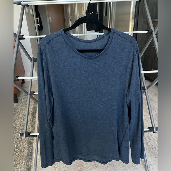 Lululemon Blue Long Sleeve Shirt - Picture 1 of 3